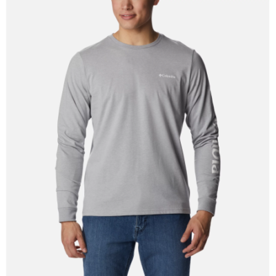 Camiseta COLUMBIA manga larga hombre CSC Basic Logo™ ls sleeve Ref.2013561039 gris