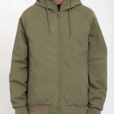 Chaqueta invierno Hombre VOLCOM con capucha HERNAN 5K JACKET (WMS) REF-A1732304 VERDE KHAKI