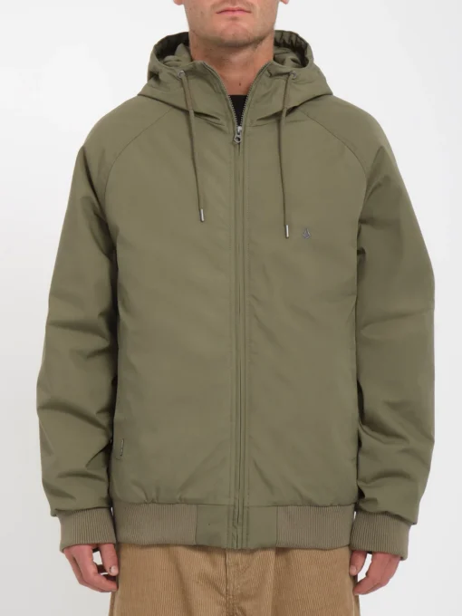 Chaqueta invierno Hombre VOLCOM con capucha HERNAN 5K JACKET (WMS) REF-A1732304 VERDE KHAKI