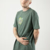 Camiseta SANTA CRUZ skate unisex manga corta ASP FLORES DOT FRONT T-SHIRT ref SCA TEE 10307 sage-verde