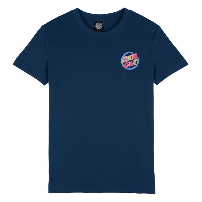 Camiseta SANTA CRUZ skate mujer manga corta navy marino