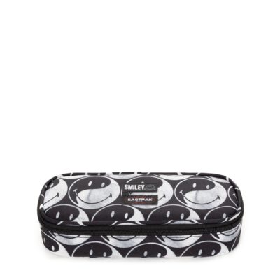 Estuche escolar Eastpak: PLUMIER OVAL SINGLE EK000717 5K2 SMILEY YY BLACK future positive