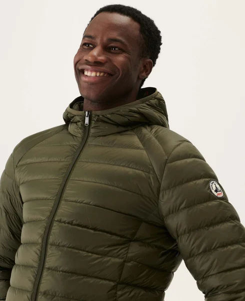 Chaqueta con capucha Jott army khaki