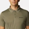 Polo COLUMBIA manga corta ZERO RULES™ para hombre Ref. 1533303397 verde khaki