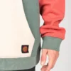 Sudadera Santa Cruz hombre suave CLASSIC DOT LABEL QUARTER CREW ref-SCA CRW 1266 (MULTI) verde-beige