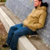 Chaqueta invierno Hombre VOLCOM con capucha HERNAN 5K JACKET (tbc) REF-A1732304 marrón mostaza