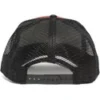 Gorra Animales GOORIN BROS the Buffalo ref-101 0394 ajustable y rejilla negra y roja búfalo