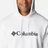 Sudadera COLUMBIA con capucha y logotipo estampado CSC Basic Logo™ para hombre Ref 1681664106 BLANCO