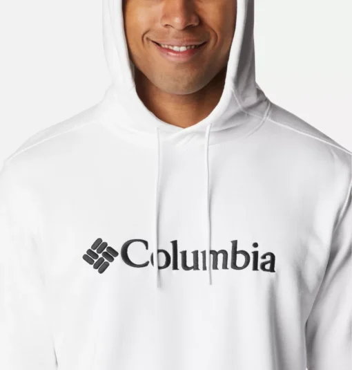 Sudadera COLUMBIA con capucha y logotipo estampado CSC Basic Logo™ para hombre Ref 1681664106 BLANCO