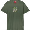 Camiseta SANTA CRUZ skate unisex manga corta ASP FLORES DOT FRONT T-SHIRT ref SCA TEE 10307 sage-verde