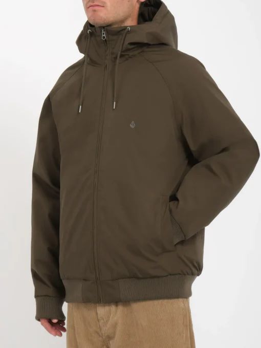 Chaqueta invierno Hombre VOLCOM con capucha HERNAN 5K JACKET (wre) REF-A1732304 marrón khaki