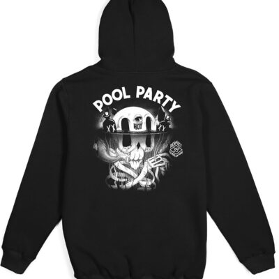 Sudadera THE DUDES manga larga para hombre CLASSIC HOODY BLACK Ref.111702 pool party -negro