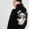 Sudadera THE DUDES manga larga para hombre CLASSIC HOODY BLACK Ref.111702 pool party -negro