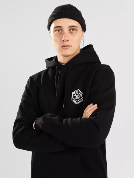 Sudadera THE DUDES manga larga para hombre CLASSIC HOODY BLACK Ref.111702 pool party -negro