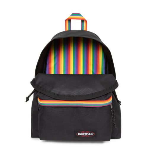 MOCHILA EASTPAK Padded Pak'r® 24 litros EK6205O0 COLOR BANDRAINBO negro y arcoiris