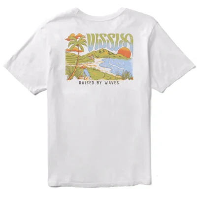 Camiseta Hombre VISSLA manga corta BALI BELLY PREMIUM PKT TEE-WHT ref-M4264BAL (wht) Blanco