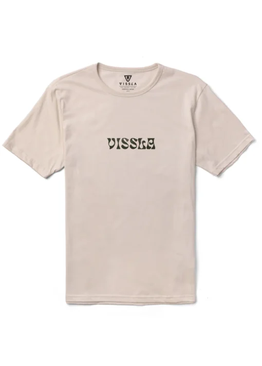 Camiseta Hombre VISSLA manga corta MONKEY SEA ORGANIC TEE-WHT ref-M4224MON (WHT) blanco