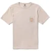 Camiseta Hombre VISSLA manga corta SOREN SERNADE ORGANIC PKT TEE Ref-M4234SER (bon) Beige
