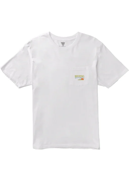 Camiseta Hombre VISSLA manga corta BALI BELLY PREMIUM PKT TEE-WHT ref-M4264BAL (wht) Blanco