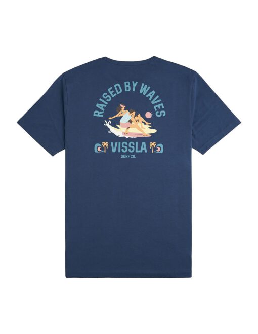 Camiseta Hombre VISSLA manga corta Offshore pleasure ss tee REF-M4224OPL (DKD) Azul