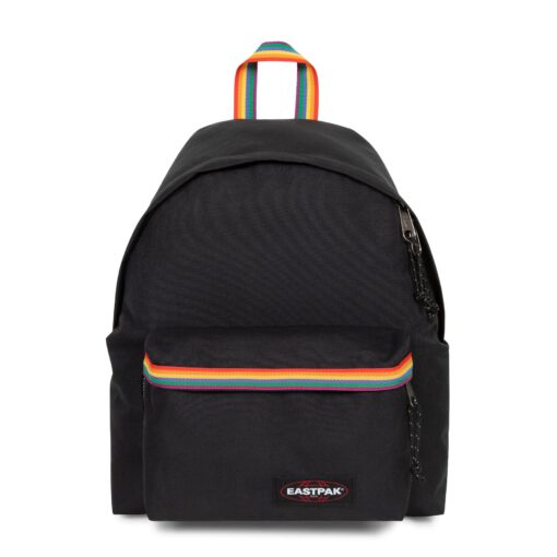 MOCHILA EASTPAK Padded Pak'r® 24 litros EK6205O0 COLOR BANDRAINBO negro y arcoiris