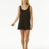 Mono corto RIP CURL con tirantes para mujer PREMIUM SURF ROMPER ref-00SWRO BLACK-Negro