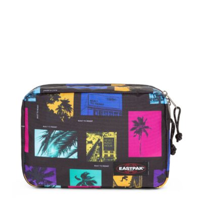 Neceser viaje EASTPAK MODELO MAVIS -EK00088E6O0 CITY BAY BLACK-negro estampado palmeras