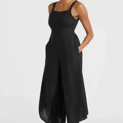 Vestido mono O´NEILL con tirantes para mujer ALBA JUMPSUIT ref-1300098 black-negro