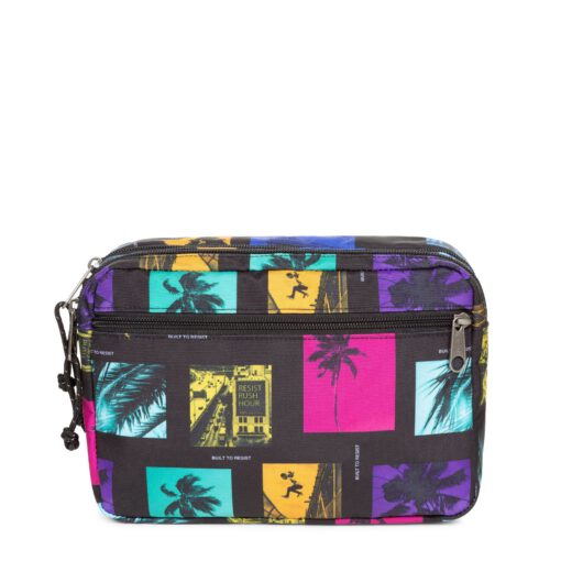 Neceser viaje EASTPAK MODELO MAVIS -EK00088E6O0 CITY BAY BLACK-negro estampado palmeras