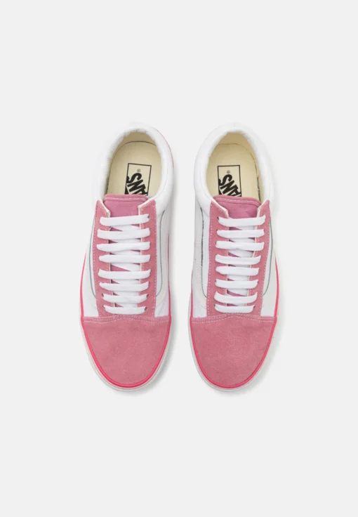 Zapatillas VANS cómodas mujer OLD SKOOL STACKFORM ref-VN0009PZ4481 BLOCK MULTI-rosa y blanco