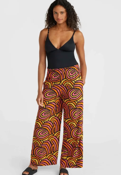 Pantalón largo O´NEILL para mujer MALIA BEACH Ref-1550102 Color orange rainbow stripe