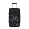 MALETA CABINA AVIÓN EASTPAK TRANSIT'R S 42L EK0A5BA7 7O1 PEAMUTS PLACED -negra con dibujo Snoopy