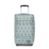 MALETA CABINA AVIÓN EASTPAK TRANSIT'R S 42L EK0A5BA7 6O8 PEANUTS MINT -verde menta con estampado de Snoopys