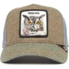 Gorra animales GOORIN BROS Ajustable y rejilla 101-1485 silver ONE SIZE MOON OWL WISE ASS-BUHO