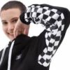 Sudadera VANS para Mujer con capucha BOOM BOOM CHECK IT Ref. VN00045DBLK black-negro