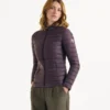 Chaqueta con capucha Jott de plumas pato Mujer 40R CLOE FIG BASIC Justoverthetop Color Berenjena