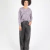 Camiseta de manga larga y algodón vegano WEMOTO manga larga ref-242.217-548 kimi leopardo rosa