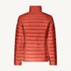 Chaqueta Jott de plumas pato sin capucha Mujer 30B INTENSE RUST CHA BASIC Justoverthetop Color TEJA