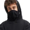Sudadera Hydroponic hombre con capucha REF-LB008 DH PLOW black/heather grey-gris y negro