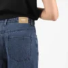 Pantalón WEMOTO de pernera ancha y de algodón ref-242.702-470 Dark Denim oscuro