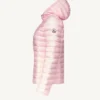 Chaqueta con capucha Jott de plumas pato Mujer 40T CLOE PF22WDOW01 petal rose BASIC Justoverthetop Rosa