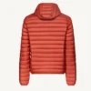 Chaqueta con capucha Jott de plumas pato Hombre NICO BASIC P000MDOW01 -30B INTENSE RUST Justoverthetop Color teja