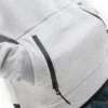 Sudadera Hydroponic hombre con capucha REF-LB008 DH PLOW black/heather grey-gris y negro