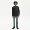 Camiseta HYDROPONIC hombre manga larga REEF LS ref-24512 BLACK-Negro