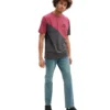 Camiseta HYDROPONIC hombre manga corta CUTBACK SS ref-24509 granate y negro