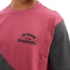 Camiseta HYDROPONIC hombre manga corta CUTBACK SS ref-24509 granate y negro