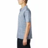 Polo COLUMBIA manga corta ZERO RULES™ para hombre Ref. 1533303469 azul y gris