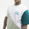 Camiseta HYDROPONIC hombre manga corta CUTBACK SS ref-24509 blanco y verde