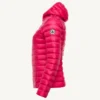 Chaqueta con capucha Jott de plumas pato Mujer 331 cherry pint CLOE PF22WDOW01 BASIC Justoverthetop rosa cereza