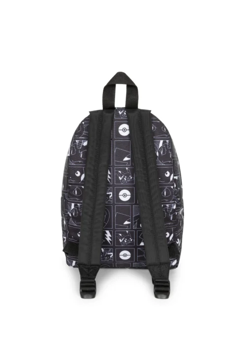 MOCHILA EASTPAK Orbit XS 10 litros Mod. pequeño EK0432T6 POCKÉMON BLACK blanco y negro